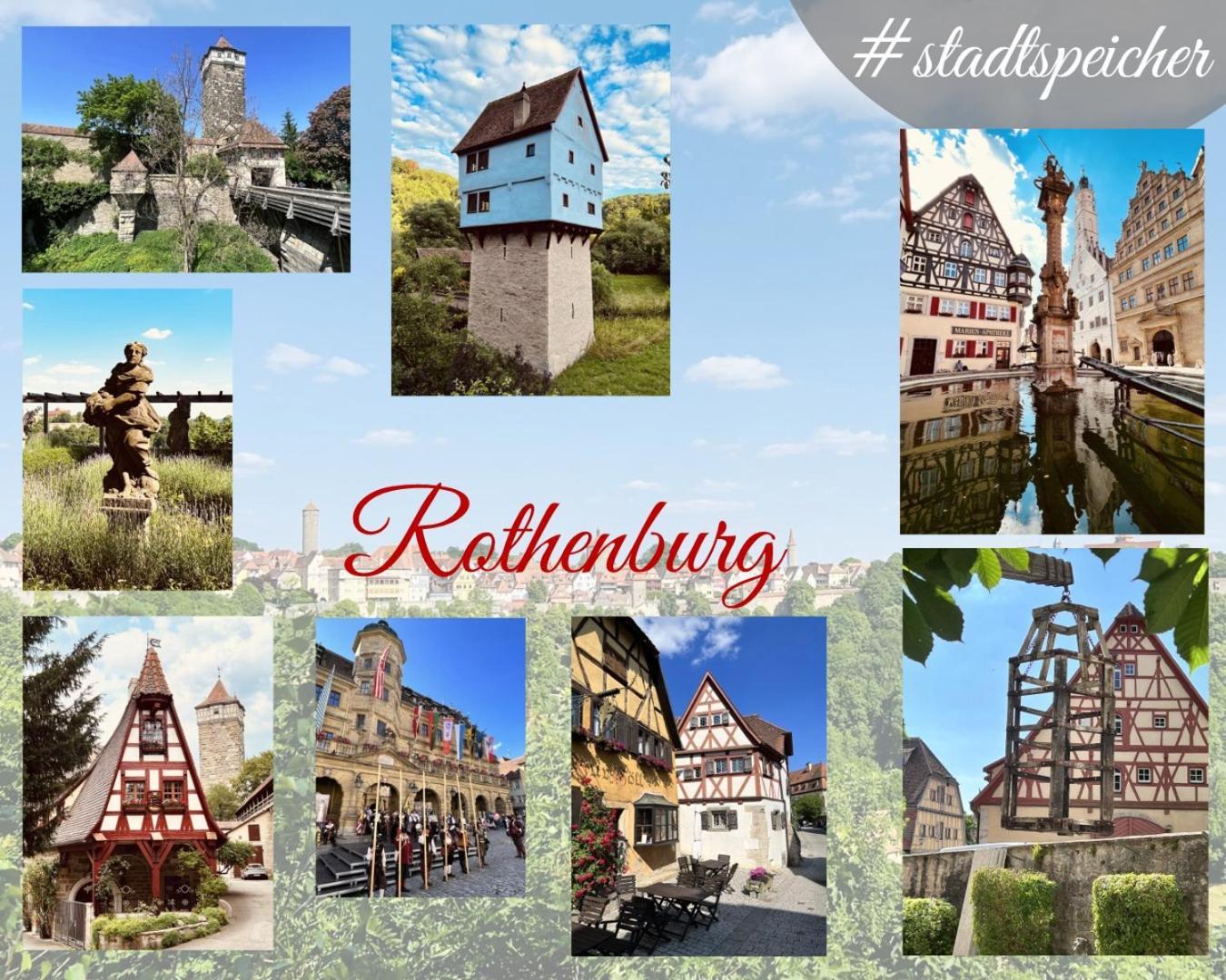 #Stadtspeicher - Gruener Stern Das Apartment Mitten In Der Altstadt Rothenburg ob der Tauber Exterior photo