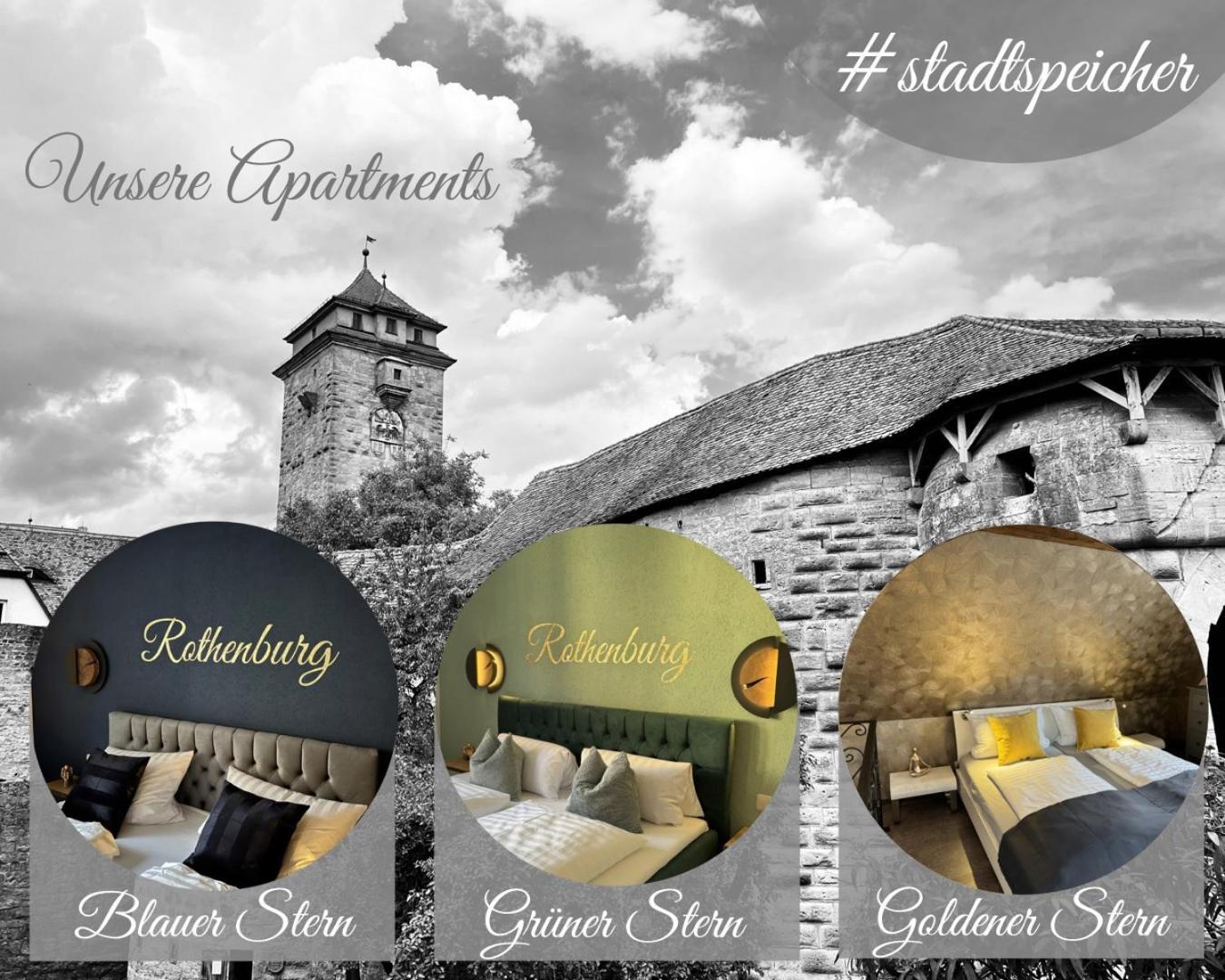 #Stadtspeicher - Gruener Stern Das Apartment Mitten In Der Altstadt Rothenburg ob der Tauber Exterior photo